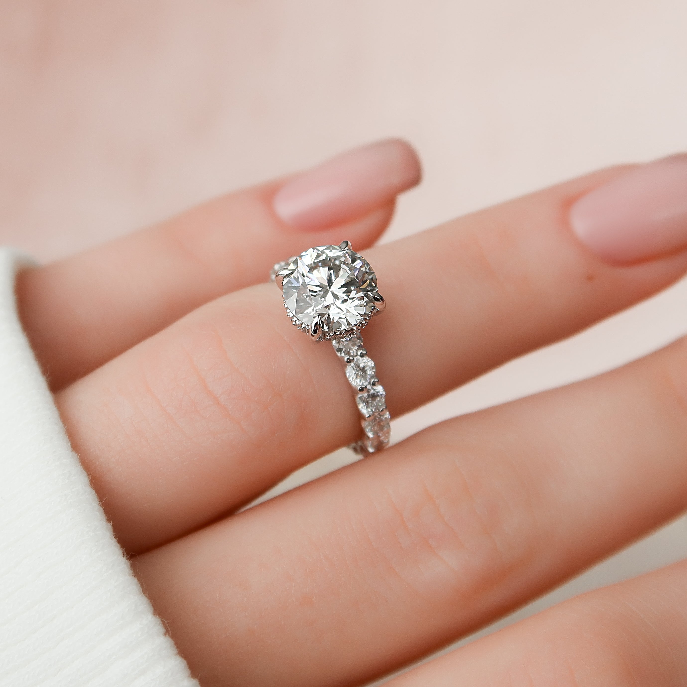 Engagement Rings with Wedding Band | Bijoux Majesty